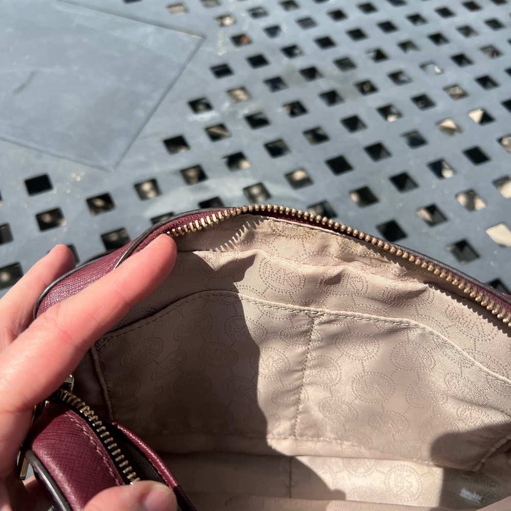 Michael Kors Burgundy Crossbody Bag - Picture 4 of 8